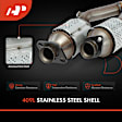 APCCT531 Front Pre-Catalytic Converter, Federal EPA Standard, 46-State Legal (Cannot ship to CA, CO, NY or ME)