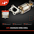 APCCT535 Front Right Catalytic Converter, Federal EPA Standard, 46-State Legal (Cannot ship to CA, CO, NY or ME)