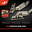 APCCT537 2 Pcs Front & Rear Catalytic Converter, Federal EPA Standard, 46-State Legal (Cannot ship to CA, CO, NY or ME)