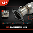 APCCT538 Catalytic Converter, Federal EPA Standard, 46-State Legal (Cannot ship to CA, CO, NY or ME)