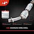 APCCT559 Right Catalytic Converter, Federal EPA Standard, 46-State Legal (Cannot ship to CA, CO, NY or ME)