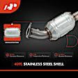 APCCT563 Catalytic Converter, Federal EPA Standard, 46-State Legal (Cannot ship to CA, CO, NY or ME)