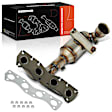 APCCT574 Front Catalytic Converter with Exhaust Manifold, Federal EPA Standard, 46-State Legal (Cannot ship to CA, CO, NY or ME)