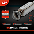 APCCT589 Catalytic Converter, Federal EPA Standard, 46-State Legal (Cannot ship to CA, CO, NY or ME)