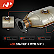 APCCT594 Rear Catalytic Converter, Federal EPA Standard, 46-State Legal (Cannot ship to CA, CO, NY or ME)