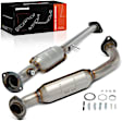 APCCT597 2 Pcs Front & Rear Catalytic Converter, Federal EPA Standard, 46-State Legal (Cannot ship to CA, CO, NY or ME)