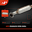 APCCT597 2 Pcs Front & Rear Catalytic Converter, Federal EPA Standard, 46-State Legal (Cannot ship to CA, CO, NY or ME)