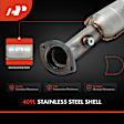 APCCT598 Rear Catalytic Converter, Federal EPA Standard, 46-State Legal (Cannot ship to CA, CO, NY or ME)