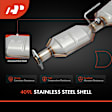 APCCT609 Rear Catalytic Converter, Federal EPA Standard, 46-State Legal (Cannot ship to CA, CO, NY or ME)