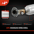 APCCT611 Right Catalytic Converter, Federal EPA Standard, 46-State Legal (Cannot ship to CA, CO, NY or ME)