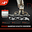 APCCT614 Catalytic Converter with Exhaust Manifold, Federal EPA Standard, 46-State Legal (Cannot ship to CA, CO, NY or ME)
