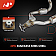 APCCT641 Catalytic Converter, Federal EPA Standard, 46-State Legal (Cannot ship to CA, CO, NY or ME)
