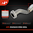 APCCT650 Catalytic Converter, Federal EPA Standard, 46-State Legal (Cannot ship to CA, CO, NY or ME)