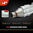 APCCT651 Rear Catalytic Converter, Federal EPA Standard, 46-State Legal (Cannot ship to CA, CO, NY or ME)