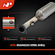 APCCT655 Rear Catalytic Converter, Federal EPA Standard, 46-State Legal (Cannot ship to CA, CO, NY or ME)