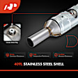 APCCT659 Rear Catalytic Converter, Federal EPA Standard, 46-State Legal (Cannot ship to CA, CO, NY or ME)