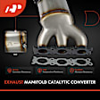 APCCT670 Left Catalytic Converter, Federal EPA Standard, 46-State Legal (Cannot ship to CA, CO, NY or ME)