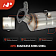 APCCT681 Front Catalytic Converter, Federal EPA Standard, 46-State Legal (Cannot ship to CA, CO, NY or ME)