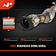 APCCT697 Front Natural Catalytic Converter, Federal EPA Standard, 46-State Legal (Cannot ship to CA, CO, NY or ME)