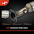 APCCT700 Rear Catalytic Converter, Federal EPA Standard, 46-State Legal (Cannot ship to CA, CO, NY or ME)