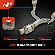 APCCT703 Front Catalytic Converter, Federal EPA Standard, 46-State Legal (Cannot ship to CA, CO, NY or ME)