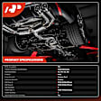 APCCT731 Front Catalytic Converter, Federal EPA Standard, 46-State Legal (Cannot ship to CA, CO, NY or ME)