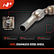 APCCT741 Driver Catalytic Converter, Federal EPA Standard, 46-State Legal (Cannot ship to CA, CO, NY or ME)
