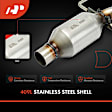 APCCT749 Rear Catalytic Converter, Federal EPA Standard, 46-State Legal (Cannot ship to CA, CO, NY or ME)