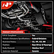APCCT817 2 Pcs Rear Catalytic Converter, Federal EPA Standard, 46-State Legal (Cannot ship to CA, CO, NY or ME)