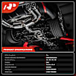 APCCT822 Rear Catalytic Converter, Federal EPA Standard, 46-State Legal (Cannot ship to CA, CO, NY or ME)