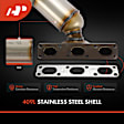 APCCT822 Rear Catalytic Converter, Federal EPA Standard, 46-State Legal (Cannot ship to CA, CO, NY or ME)