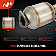 APCCT833 Rear Catalytic Converter, Federal EPA Standard, 46-State Legal (Cannot ship to CA, CO, NY or ME)