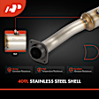 APCCT836 2 Pcs Driver & Passenger Catalytic Converter, Federal EPA Standard, 46-State Legal (Cannot ship to CA, CO, NY or ME)