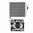 APCON1000 AC Condenser & Single Cooling Fan Assembly Kit