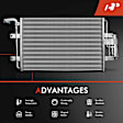 APCON1205 1 Pc AC Condenser & 2 Pcs Single Cooling Fan Assembly Kit