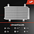 APCON1223 AC Condenser with Receiver Drier & Bracket
