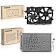 APCON889 AC Condenser & Dual Cooling Fan Assembly Kit
