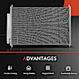 APCON906 AC Condenser & Single Cooling Fan Assembly Kit