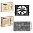 APCON964 AC Condenser & Single Cooling Fan Assembly Kit