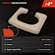 APCPH095 Front Center Console Beige Cup Holder Armrest Pad Cover