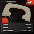 APCPH098 Front Console Beige Cup Holder Drink Armrest Pad