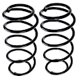 APCS163 Front, Driver and Passenger Side Coil Springs, Set of 2