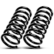 APCS197 Rear, Driver or Passenger Side Coil Springs, Set of 2