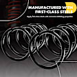 APCS204 Rear, Driver or Passenger Side Coil Springs, Set of 2