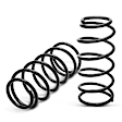 APCS603 Front, Driver and Passenger Side Coil Springs, Set of 2