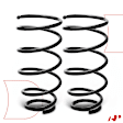 APCS654 Front, Driver and Passenger Side Coil Springs, Set of 2