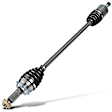2012 Honda Crosstour - Rear, Driver Side Axle Assembly,  Rear Driver Side, Rear Side, AWD, 3.5L 6Cyl