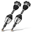 2013 Chevrolet Silverado 2500 HD - Front, Driver and Passenger Side Axle Assembly,  Supplied with Optional Heavy Duty Thermoplastic Outboard Boot, Front, 4WD, 6.0L 8Cyl