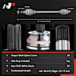 APCVA1378 2x Rear CV Axle Shaft Assembly