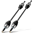 2010 Subaru Forester - Front, Driver and Passenger Side Axle Assembly,  Front, Front Left and Right, Driver and Passenger Side, AWD, 2.5L 4Cyl